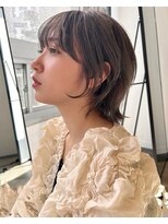 サラビューティーサイト 志免店(SARA Beauty Sight)&nbsp;【志免】外はねレイヤーボブ/ベージュカラー☆山之内