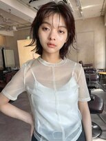 似合わせ小顔レイヤーボブウルフ_銀座/髪質改善