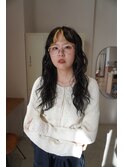 前髪インナーカラー