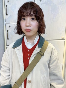 レス 伏見(LESS) カットカラーパーマ