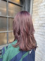 シャル 町田(shalu)&nbsp;艶感のあるワインレッド/10代20代30代