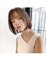 ボヌール オオサカ(Bonheur OSAKA)&nbsp;【stylist大山】ミニボブ◎アッシュベージュ