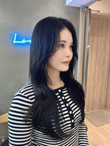 ロンドアジュール 横浜(Lond azur)&nbsp;髪質改善縮毛矯正レイヤーカット顔周り前髪韓国ミニウルフ
