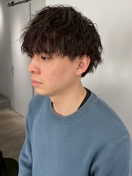 セプト 博多(SEPT.) ツイストスパイラルパーマ 束感 ツーブロック メンズパーマ 20代