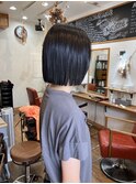 #大人ボブ #切りっぱなしボブ #毛量ごっそり調節