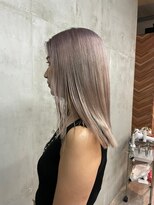 ソルトウォーター(SALT WATER) ピンクベージュ/イメチェン/ブリーチ/恵比寿/代官山