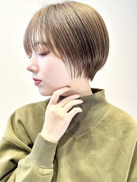 ソト 銀座(soto.) ハイライトカラー/くびれヘア/レイヤーパーマ/ミニボブ[銀座]