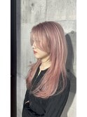 ピンクカラー／心斎橋/ブリーチ/レイヤーカット
