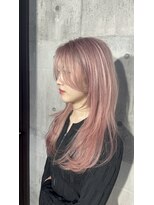 メゾン 心斎橋店(Maison)&nbsp;ピンクカラー／心斎橋/ブリーチ/レイヤーカット