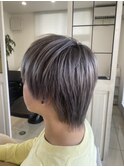透明感MAX！ブリーチあり、シルバーカラー！
