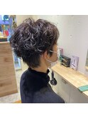 ショート×パーマスタイル◎荻原圭介