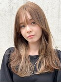 顔周りレイヤーフェイスレイヤー小顔レイヤー レイヤーカット