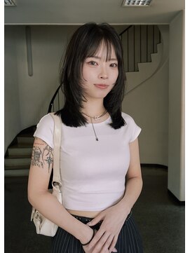 グリップ(GRIP) ミディアムのフェイスレイヤーとナチュラルブラック