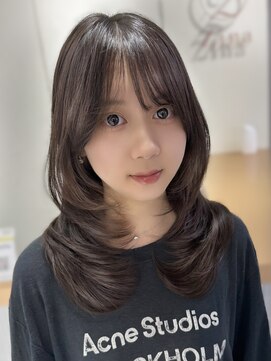 ジーナ 梅田(Zina) 髪質改善＊似合わせカットミディアムレイヤー＊美髪