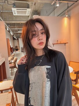 ルッチ 立川(LUCCI) 【HIDETO】顔周りレイヤー/ミディアムヘア