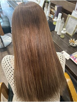 ココテラス(coco terrace) ブリーチ/ミルクティーカラー/ツヤ髪