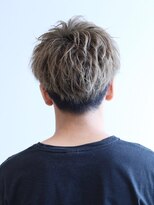 リップスヘアー 千葉(LIPPS hair) ハイミルクティーグレージュショート(ツーブロック刈り上げ)