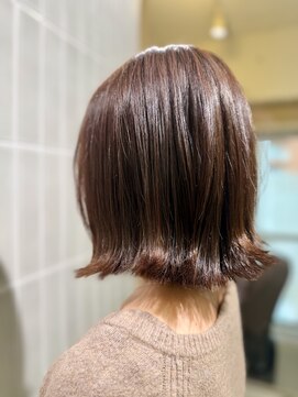 20代・30代　切りっぱなしボブ