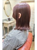 外ハネショート×ピンク系艶カラー【大宮】