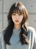 エイチ ウルフカット 大阪梅田(811)&nbsp;外ハネボブ40代タッセルボブグラデーションカラーヘアカラー