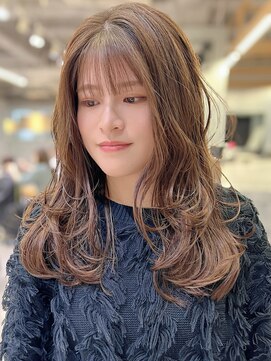 マッシュ チャヤマチ(MASHU chayamachi) 柔らか透明感カラー/ブリーチなし/オリーブブラウン/大阪梅田