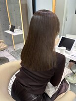 ロンドメリア 天神大名店(Lond Melia)&nbsp;着物ヘア/大人ガーリー/ダークアッシュ/似合わせカット