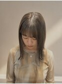 イメチェン/艶カラーグレージュ/前髪/[表参道/原宿]