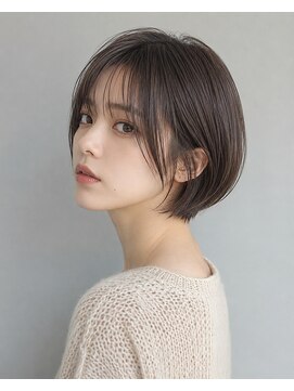 ナカナカ 東中野(naka.naka) 大人可愛い丸みショートボブ