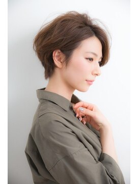 ヘアアンドスパ モーブ 世田谷(hair&SPA Mauve) 絶壁解消ノームコアニュアンス前下がりボブ