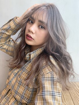 アイティー バイ アルバム 中野店(IT by ALBUM) ラフウエーブ_厚めバングローライトスリークボブ_27127