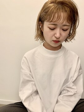 モロコ 神保町 九段下店(moloco) 20代30代40代ハイトーン外国人風パーマボブ【神保町/九段下】