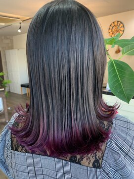 オンリエド ヘアデザイン(ONLIed Hair Design) 【ONLIed】バイオレットグラデーション