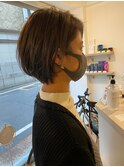 耳掛けショート × N.ブルーアッシュ
