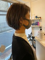 アトリエ シュシュ(atelier chou chou)&nbsp;耳掛けショート × N.ブルーアッシュ