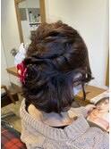 ゆるっとフワッとなハーフアップstyle♪
