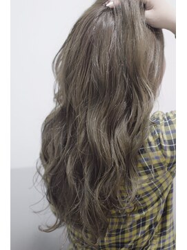ミエルヘアーエスト 新宿店(mielhair est) かきあげグレージュロング【新宿】