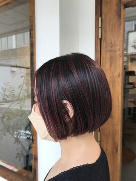 カウチ(Kauti) レザーワンレンボブ