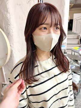 イル(iru) 【iru /谷町/上本町】透明感ブラウン／顔周りcut