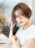 大人可愛い20代30代40代50代小顔ショートボブナチュラルショート