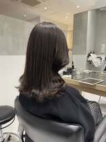 ガリカ(Gallica kinshicho)&nbsp;【有坂映哉】透明感オリーブベージュ/切りっぱなしミディアム