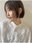 ミニボブ/ボブヘア/地毛風カラー