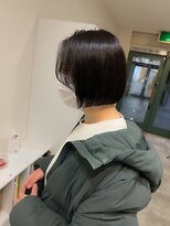 シェノン 夙川(CHAINON)&nbsp;ボブ/似合わせカット/フルバング/レッドブラウン/イメチェン