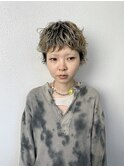 ハイトーンショートパーマ