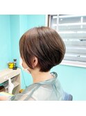【髪質改善】王道ショートボブ＆艶カラー【立川】