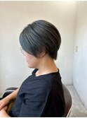 20代30代40代◎大人可愛いベリーショートダークアッシュ