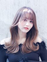 ジェニーバイメノン(JENNIE by Menon) フェミニンロング＋顔周り小顔レイヤー＋美髪