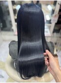 プレミアム髪質改善　ネイビーカラー