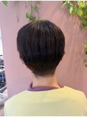 大人のベリーショート　ヘナカラー