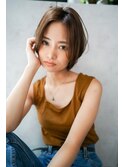 【GEEKS渋谷】ナチュラルショートウルフ/30代40代/小顔/夏カラー