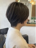 ハーツ(Heart's) 白髪ぼかし/イメチェンヘアスタイル/前髪カタログ/ショートボブ